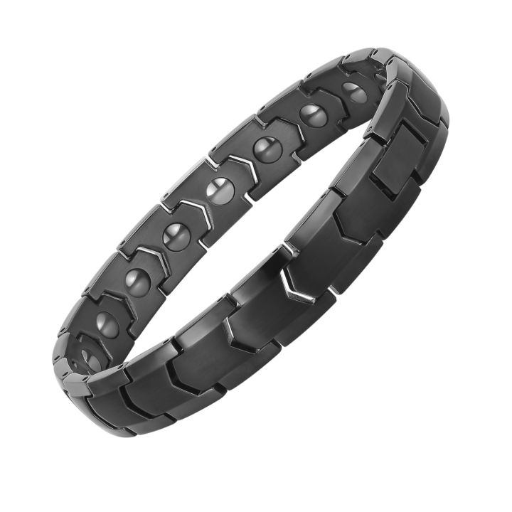 Men's stainless steel jewelry bracelet full magnet magnetic health care  magnetic therapy titanium steel bracelet