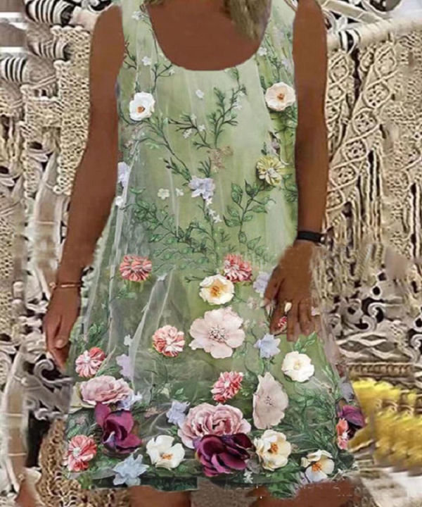 2021%20Casual%20Floral%20round%20Neck%20Printed%20All-Matching%20Vest%20Dress%20-%20Image%206
