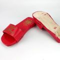 Chaoshan Wedding Sedan Chair Boarding Shoes Wedding Male and Female Red Clogs Garden Red Shoes Children Dance Red Shoes Rosewood Shoes. 