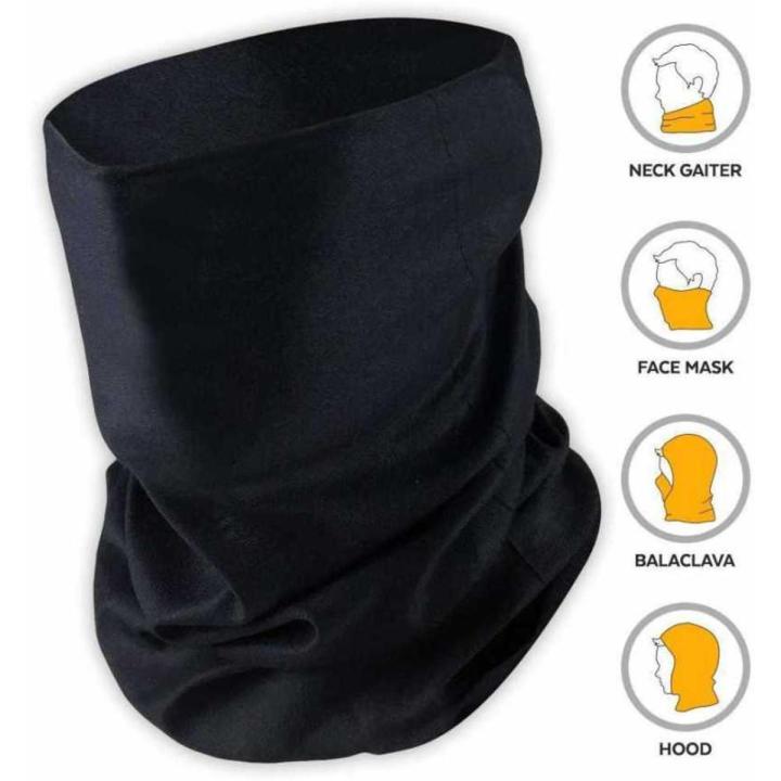 Bandana Black With Full With Man & Women