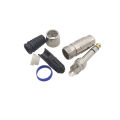 5Pcs/lot 6.35mm Male Plug Mono / Stereo Audio Jack Plugs Connector 1/4 6.35mm TS/TRS Audio Microphone Wire Cable Soldering Type.