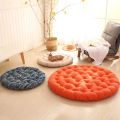 Cotton and linen cushions, solid color, thickened, enlarged Japanese futon, home meditation, yoga mats, balcony living room, tatami mats.