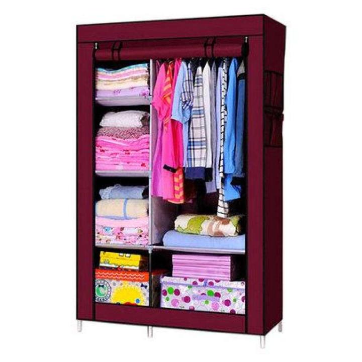 Cloth%20Rail%20Wardrobe%20With%20Protective%20Cover%20-Wing%20red%20Color%20-%20Image%204