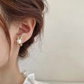 Elegant Premium Faux Pearl Earrings Fashion Studs Earrings Dangle Earrings Korean Style Pearl Rabbit Stud Earrings Wedding Party Ear Jewelry Accessories Girls.