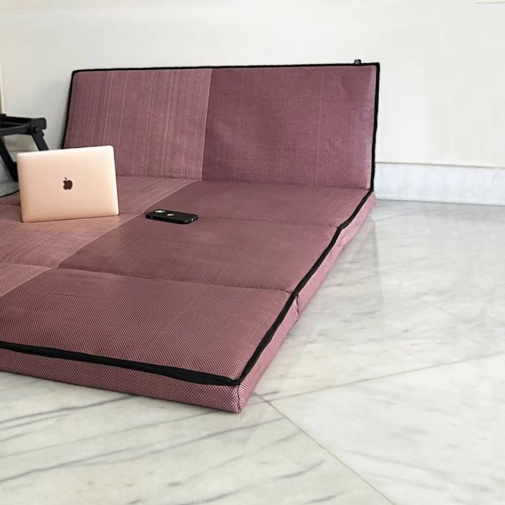 Posh inspired - Premium Quality - Relax Floor Matress-shedded cherry semi double slipping mats (cm double) - Sustainable Option