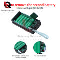 12Pcs 18650 Battery Solderless Power Bank Case DIY Battery Storage Boxes With LED Lights Detachable Push-pull Power Bank Kit. 