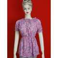 Cotton Regular Sleeve Casual T-Shirt Top for Women Trendy Fashion Everyday Wear Pink Color. 
