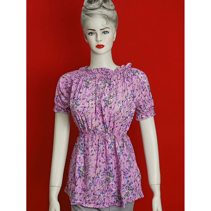 Cotton%20Regular%20Sleeve%20Casual%20T-Shirt%20Top%20for%20Women%20Trendy%20Fashion%20Everyday%20Wear%20Pink%20Color%20-%20Image%205