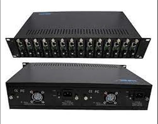 Rack Mount Chassis 14 Slot MC-1400-5V for Media Converter