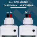 PV Disconnect Switch IP65 Waterproof DC Circuit Breaker DC12-400V AC90-400V Pa66 Housing Plug and Play for Photovoltaic System. 