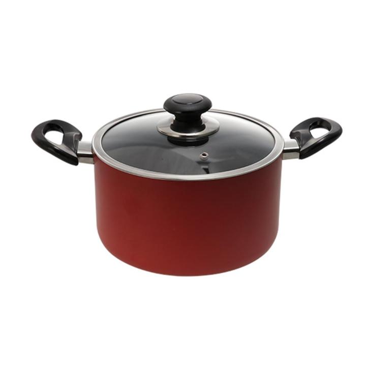 Topper Nonstick Glamour Casserole With Lid (Red) 28 Cm 805608