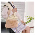 Handbag Fashion Bag Portable Plush Bag Shoulder Bags Plush Handbag Fashion Plush Crossbody Bag Plush Bag. 