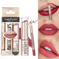 Lipstick Lip Line 2-in-1 Cross Border Lip Liner with Non-stick Cup Long-Lasting Waterproof Matte Lipstick Lipstick Set 12 Colors. 