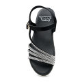 BubbleGummers SILVIA Shinny Belt Sandal for Little Girls. 
