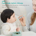 HelloKimi 3pcs Baby Feeding Spoons Silicone Spoon Set Training Tableware Kids Spoons Training Spoons Baby Feeding Soft Head Spoons Cutlery Set with Storage Box.