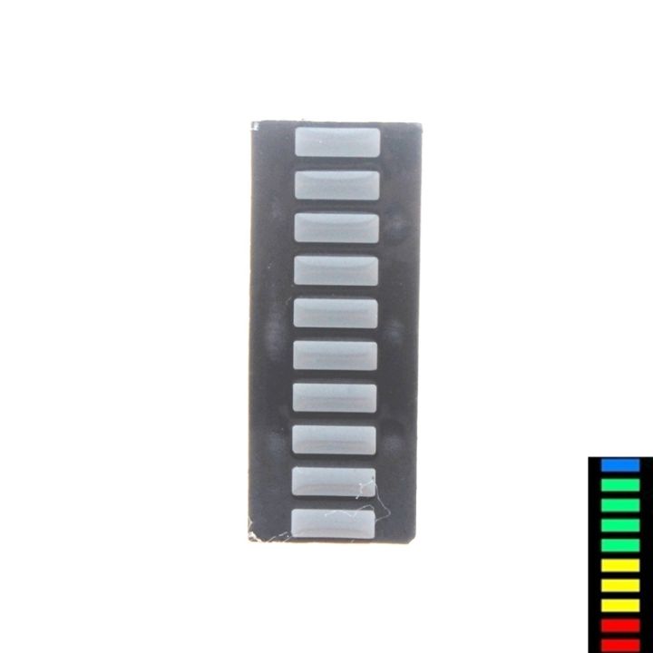 Led Bargraph Module 10 Segment LED Bargraph Light Display Module Bar Graph Ultra Bright Red ...