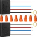 Touch Lamp Switch 6 Pack,Touch Lamp Control Module for Dimmable LED,Bulbs,Lamp Switch Replacement Kit with Wiring Caps. 