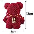 Face Towels, Bathroom Towel, lovely Comfortable High Quality Absorbent Animals Bear Towels, Dish Hand Towel for Bathroom Valentine Gift. 