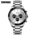 Skmei Fashion Business Watch Men Full Steel Quartz Watches Luxury Stopwatch Wristwatch Original Design Watch Mens 9259.
