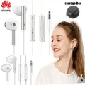 【happy one】Huawei AM116 Honor AM115 Earphone Metal With Mic Volume Control headset For HUAWEI P8 P9 Lite P10 Honor 6X Mate 7 8 9. 