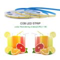Flexible COB LED Strip Light 12V 24V 5m 10m Warm Natural Cold White 3000K 4000K 6000K RA 90 FOB LED Tape for Room Decor Lights-Warm White 3000K-10m-DC 12V-.