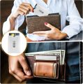 Credit Card Sleeves ATM, Debit Card, ID Card, Driver's License Holder Inserts with RFID Blocker - Silver.