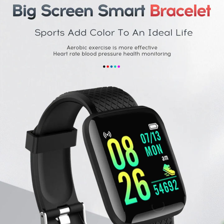Yesurprise%20116Plus%20Smart%20Watch%201.44%20Inch%20Touch%20Screen%20Fitness%20Smart%20Watch%20Heart%20Rate%20Monitor%20Sports%20Watch%20For%20Men%20Women%20-%20Image%202