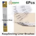 Keep Smiling Liner Brushes Set Of 6. 