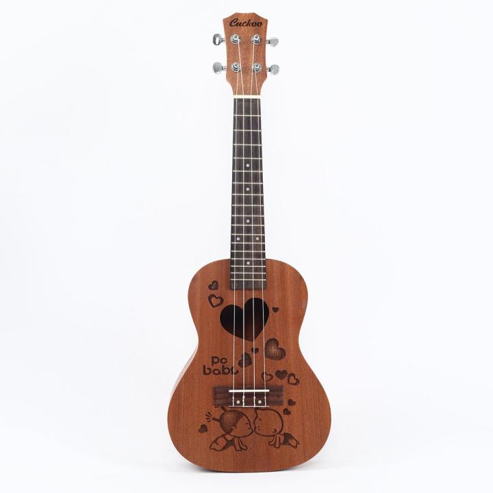 Cuckoo design Ukulele 24" Concert Size with bag and picks