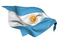Argentina Flag 10x3ft Polyester.