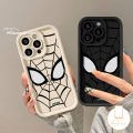 MissConnie Trendy Brand Anime MARVEL Spider-Man Couple Case For IPhone 7 6S 8 6 Plus 14 13 11 12 15 Pro Max 7Plus XR X XS MAX SE Soft Case.