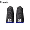 Coodio 2 Pcs Finger Sleeve Non-slip Breathable Game Controller Thumb Sleeves Sensitive Touch-screen Gaming Gloves.
