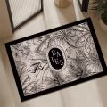 Cross-border hot selling bathroom mat retro soft diatom mud water quick-drying non-slip bathroom toilet door anti-slip mat.