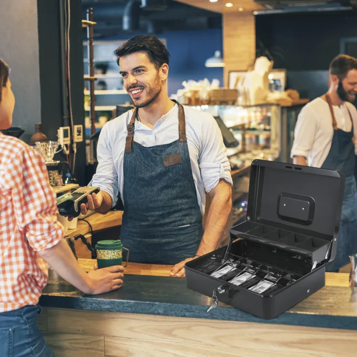 Cash%20Box%20Metal%20Money%20Box%20with%205%20Coin%20Trays%20Cantilever%20Design%20&%204%20Bill%20Slot%20with%20Spring%20Clips%20to%20Organize%20and%202%20Keys%20Lock%20Safe%20Box%20Suitable%20for%20Valuables%2011.8x9.44x3.54in%20Size%20-%20Image%207
