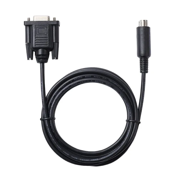 D-sub%209%20Pin%20DB9%20Female%20to%20Mini%20Din%206%20Pin%20RS232%20Serial%20Communication%20Cable%20For%20LS%20XGB%20XBM%20XBC%20PLC%20to%20PC%20Control%20Cable%20-%20Image%204