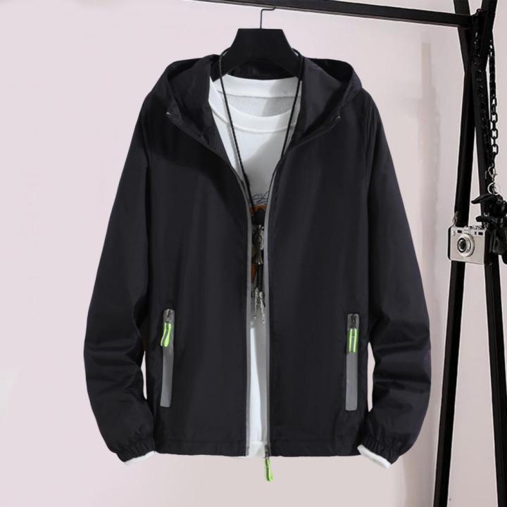 Lightweight%20Men%20Jacket%20Sun%20Protection%20Hooded%20Windbreaker%20Jacket%20for%20Cycling%20Running%20with%20Pockets%20Reflective%20Sun%20for%20Camping%20-%20Image%205