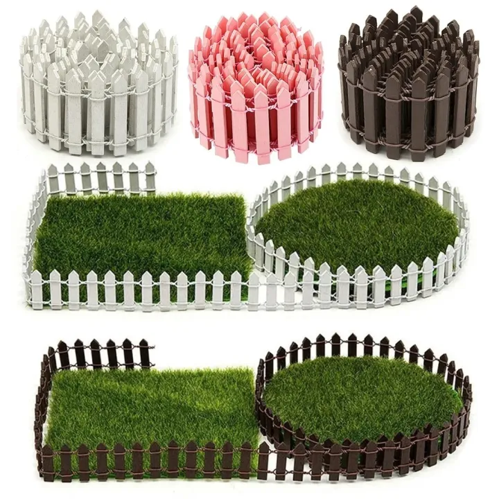 5x100cm%20Mini%20Wooden%20Fence%20Miniature%20DIY%20Fairy%20Garden%20Accessories%20Wood%20Barrier%20Dollhouse%20Showcase%20Craft%20Home%20Terrarium%20Decoration%20-%20Image%205
