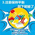 3D Tetra Tower Game Stacking Stack Building Blocks Balance Puzzle Board Assembly Brick Toys Children Psychomotor Balance Modules. 