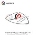 ASUS ROG Player Metal Logo Sticker Belief Sticker Phone Sticker Computer Case Sticker Black/White. 