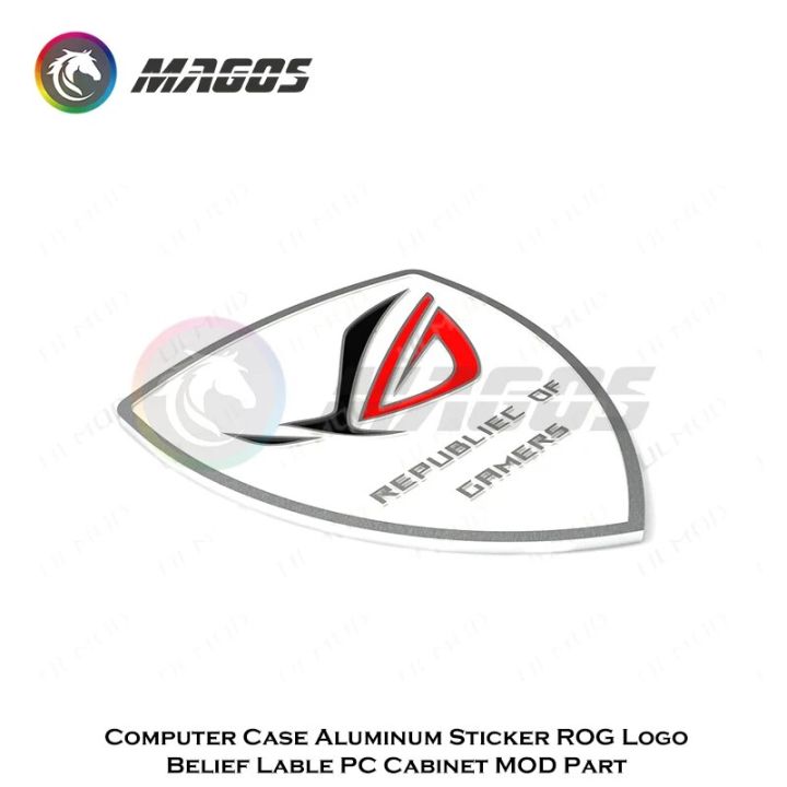 ASUS%20ROG%20Player%20Metal%20Logo%20Sticker%20Belief%20Sticker%20Phone%20Sticker%20Computer%20Case%20Sticker%20Black/White%20-%20Image%203