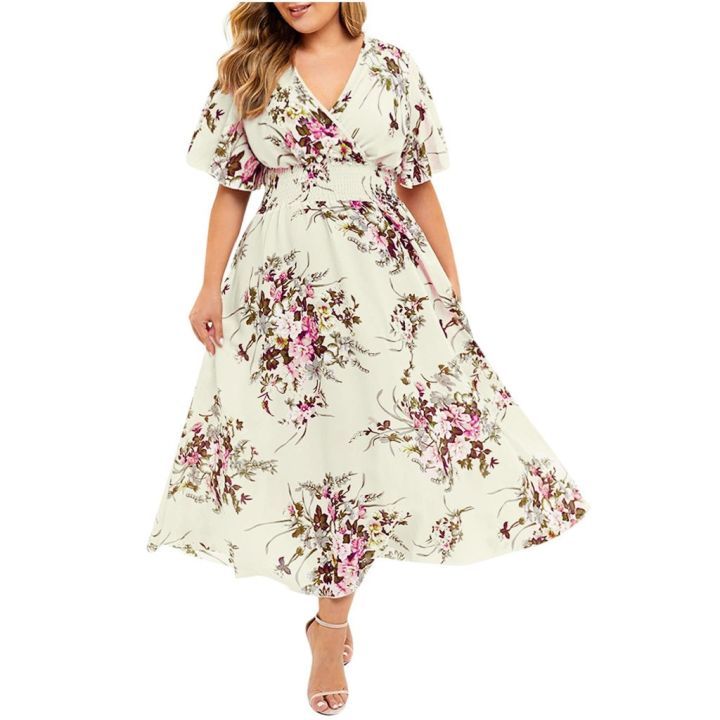 Fashion%20Plus%20Size%203XL%204XL%205XL%20Women%20Dress%20Floral%20Chiffon%20Flower%20Dress%20Bohemian%20Beach%20Summer%20Dresses%20Urban%20Gypsy%20Ropa%20Vestidos%20-%20Image%203