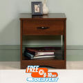 Andormahal Minimalistic Bedside Table(1 drawer)Made of Melamaine Leminated Board.