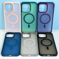 For Apple iPhone 16 Pro Max MagSafe Protective Back Cover - Grey. 