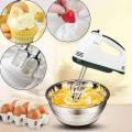 High-Performance Electric Egg Beater and Mixer - White Color for Cake Cream - Achieve Perfect Baking Results with This Sleek Mixer.
