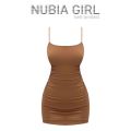 2023 Summer New Slimming Hot Girl Black Sheath Short Skirt Sexy off-the-Shoulder Pure Desire Strap Dress for Women.