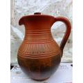 Water jar made of clay. 