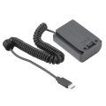 NP-FZ100 A7III Dummy Battery Adapter for Sony Alpha A7IV A6600 A7SIII A7C A1 FX3 A7R3 A7R IV, A9 A9R A9S Cameras.