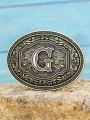 A to Z Letter Buckle Western Cowboy Cowgirl Initial Belt Buckle s For Men Women Best For Personalization.