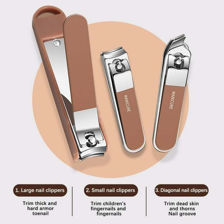 Nail%20Clippers%20Care%208Pcs%20Professional%20Manicure%20Pedicure%20Set%20-%20Image%202