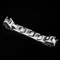 10.5mm Width High Polished Tungsten Carbide Bracelet with Magnet Stones Germanium for Men Jewelry, Engraving,.